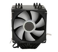 Goshyda Enfriador de CPU con 6 Tubos de Calor, Ventilador ARGB de 3 Pines 12VDC 48CFM 22dB, paraLGA 1150 1151 1155 1200 1700 17XX AM2 AM2 AM3 AMD3 AM4 AM5