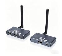 Goshyda Extensor HDMI Inalámbrico, 1080P 60Hz 2.4G 5G Kit Receptor Transmisor HD Inalámbrico de Doble Banda hasta 200M, para TV Proyector Monitor Teléfono Computadora