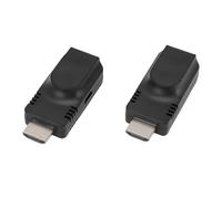Goshyda Extensor HDMI, sobre Cat5e Cat6 Ethernet 1080P 60 Hz hasta 196 Pies, Extensor Ethernet Transmisor y Receptor HDMI, para HDTV Proyector PC Home Theatre