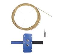 Goshyda Extractor de Cables Eléctricos Herramienta de Enhebrado de Cables Eficiente para una Fácil Instalación para Renovación de Interiores Acero Al Carbono