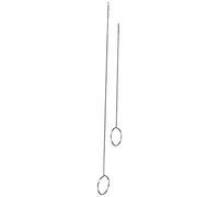 Goshyda Juego de 2 Volteadores de Bucle, Herramienta de Costura para el Hogar de Acero Inoxidable, Kit de Ganchos para Tejer para Bandas, Cordones y Más, Accesorios Duraderos a Prueba de óxido