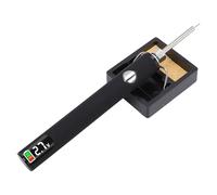 Goshyda Kit de Bolígrafo para Quemar Alambre, Pantalla Digital Recargable, Apagado Automático, Protección para Hacer Joyas, Abalorios, Costura Artesanal de Cuero para Amantes del Bricolaje (BLACK)