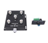 Goshyda Kit de Interruptor de Antena Remota Coaxial, 4 Canales, 1 Salida, Interruptor de Antena HF, 500 W, Pep, 1,8-60 MHz, SO-239, Controlador de de Radioaficionado para Control Remoto de (*
