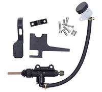 Goshyda Kit de Palanca de Freno de Pulgar de Embrague de Motocicleta de 7/8 Pulgadas - de Cilindro de Bomba Maestra Trasera, Juego de Soporte de Freno Hidráulico Universal, Reemplazo Directo de