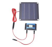Goshyda Kit de Panel Solar de 20 W, Juego de Panel Solar Portátil a Prueba de Agua con Controlador de Carga MPPT, para Barco, Coche, RV, Camping