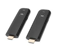 Goshyda Kit Extensor HDMI Inalámbrico 4K 50 M para Portátil PC TV Box | Transmisor y Receptor HDMI 4K 30Hz, Inalámbrico 5G hasta 50 M, Alimentación Type C, Modos Extender y Duplicar
