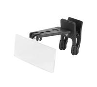 Goshyda Lupa con Clip Tipo Lupa, Diseño de Caja de Plástico con Aumento de 1,5X 2,5X 3, Manos Libres para Reparación Electrónica, Inspección de Joyas, Uso en la Industria de Belleza