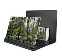 Goshyda Lupa de Pantalla de teléfono móvil, Pantalla HD de 12 Pulgadas Ampliar 4-6X Amplificador de Pantalla de teléfono Inteligente Soporte Soporte de Montaje para Todo Tipo de teléfonos celulares