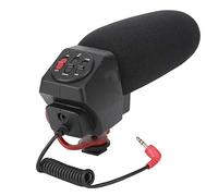 Goshyda LYM-DM200 Micrófono de cámara de Video de entrevista portátil de 3,5 mm Micrófono de recolección de Voz direccional para grabación de Video al Aire Libre