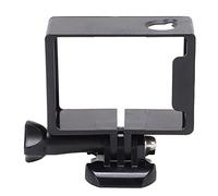Goshyda Marco Protector, Negro SJCAM SJ5000 Cámara de acción Carcasa Protectora Montaje de Marco Lateral Marco Protector Interfaz de cámara Deportiva Base de Montaje con Base para cámara