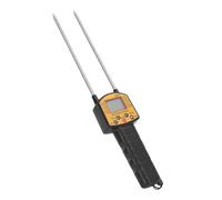 Goshyda Medidor de Humedad de Grano Portátil, Probador Digital LCD con Sonda Doble para Arroz, Maíz, Trigo, Instrucción de Voz
