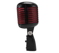 Goshyda Mic, Reducción de Ruido Micrófono Dinámico Ligero para el Rendimiento de la Etapa KTV (Black)