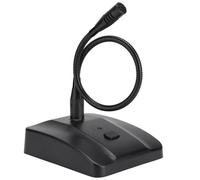 Goshyda Micrófono Capacitivo de Cuello de Cisne para Conferencias de Escritorio con Cable, Directividad en Forma de Corazón con Bloqueo Automático de Encendido y Apagado, Cable de de 5 M para Salas de