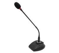 Goshyda Micrófono de Cuello de Cisne, Micrófono de Condensador de Escritorio XLR con Parabrisas, Calidad de Sonido Profesional para Reuniones de Conferencias de Video Conferencias