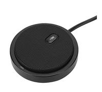 Goshyda Micrófono de Escritorio para Computadora, Micrófono Omnidireccional de Audio y Video con Cable de 360 ° Recogida de Escritorio para Computadora