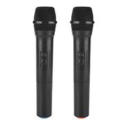 Goshyda Micrófono de Mano inalámbrico Micrófono de Mano inalámbrico VHF Universal con Receptor/Antena para Karaoke/reunión de Negocios