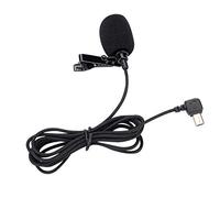 Goshyda Micrófono de Solapa para SJ6 SJ7 SJ360, cámara DSLR, Condensador omnidireccional, micrófono Lavalier, Mini micrófono de Montaje con Clip