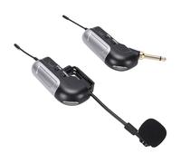 Goshyda Micrófono Inalámbrico de Acordeón UHF, Micrófono de Recogida de 360° con Receptor, de Acordeón con Reducción de Ruido para Actuaciones en Escenario, Alcance de 30 M,