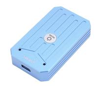 Goshyda Micrófono USB para Computadoras, Micrófono Compacto y Magnético con Reducción de Ruido de IA para Grabación, Transmisión en, Reunión, Compatible con Wins & OSX (Azul Real)