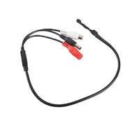 Goshyda Mini Micrófono de Alta Sensibilidad, Captación de para Cámara de Seguridad CCTV, Grabación de Sonido DVR, Micrófono de Vigilancia Ajustable de bajo Ruido con Amplio Rango de Monitoreo