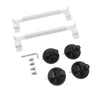 Goshyda Mini Soporte de Ventosa para Coche, Diseño Fuerte Que Ahorra Espacio para Techo Corredizo de Ventanilla de Coche, Elegante Kit de Montaje para Viajeros y Vehículos Recreativos, ABS y Metal