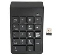 Goshyda Mini Teclado Numérico Inalámbrico de 2,4 GHz, 18 Teclas Interfaz USB Plug and Play Ahorro de Energía Conexión Estable Teclado Numérico para Windows XP, para Windows Vista, para Windows 7/8/10