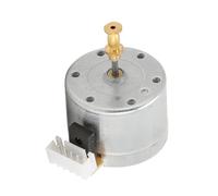 Goshyda Motor de Tocadiscos de Cepillo de 3 Velocidades DC 12V, Motor de Grabadora de 78RPM para Tocadiscos, Orificio de Montaje de 25mm, Reemplazo de 33/45/78 RPM