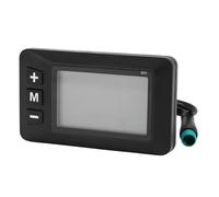 Goshyda Panel de Control de Bicicleta Eléctrica de última Generación, Medidor de Pantalla LCD con Retroiluminación Grande para Varios Modelos de Bicicletas Eléctricas (G51)