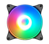 Goshyda Paquete de 6 Ventiladores de Caja de 120 Mm para Caja de Computadora, Ventiladores de Enfriamiento de Chasis de PC RGB Ultra Silenciosos, Ventiladores de Caja de PC con Enchufe