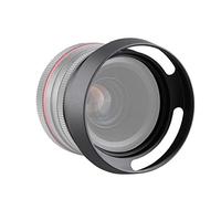 Goshyda Parasol de Lente de cámara Universal, 39 mm, 43 mm, 52 mm, Cubierta de Parasol de cámara Hueca de aleación de Aluminio de 58 mm(43 mm)