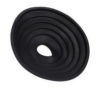 Goshyda Parasol para Lente de Cámara, Parasol de Silicona Antirreflectante para Cámaras DSLR y sin Espejo, Se Adapta a Lentes de 50-70 Mm de Diámetro Exterior, Diseño Plegable para