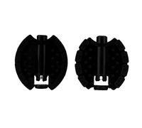 Goshyda Pedales de Bicicleta para Niños de Repuesto, Paquete de 2, Pedales de Triciclo de Plástico para Bicicletas para Niños Pequeños con Marcha Suave, Ajuste Universal para la Mayoría de los (BLACK)