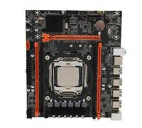 Goshyda Placa Base X99 DDR4, Doble Canal, CPU LGA2011 de 3 Pines, E5 2670V3 16G, Placa Base para Computadora de Escritorio con Interfaz USB3.0, Memoria DDR4 de Doble Canal, Fuente de