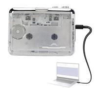 Goshyda Player de Cassette Portátil, Casete a Convertidor MP3 con Auriculares de Cancelación de Ruido de 3.5 Mm, Grabadora Estéreo para Hacer Ejercicio para Hacer Ejercicio