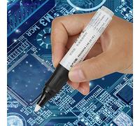 Goshyda Pluma Fundente de Colofonia Soldadura de bajo Residuo para Panel de Células Solares 1 Pieza 13 Cm 951 No Limpia para SMT, SMD, PCB