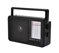 Goshyda Radio Portátil Am FM SW1 SW2, Radio Multibanda con Antena Telescópica y Conector para Auriculares de 3,5 Mm, para Viajes en Casa, Camping, Uso Al Aire Libre (Enchufe japonés)