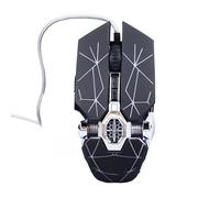 Goshyda Ratón para Juegos RGB, Ratón Mecánico para Juegos con Control Preciso, Respuesta Rápida y Diseño Ergonómico, Iluminado para Juegos de Computadora y PC