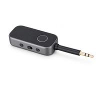 Goshyda Receptor Bluetooth para Automóvil, Adaptador para Automóvil Bluetooth 6.0 con Cancelación de Ruido, Receptor de Audio Inalámbrico de par Automático para Llamadas con Manos Libres