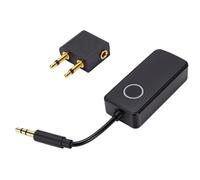 Goshyda Receptor Transmisor Bluetooth 5.4, Adaptador Bluetooth de Avión 3,5 Mm AUX 2 en 1, para TV Coche