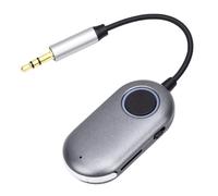 Goshyda Receptor y Transmisor Bluetooth 5,3, Adaptador Auxiliar de 3,5mm, Micrófono HD Integrado, para TV, Auriculares Estéreo para Coche, Sistemas de Sonido para el Hogar