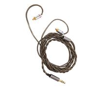 Goshyda Reemplazo de Cable Mejorado para Auriculares, MMCX a Cable de Auriculares con Núcleo de Cobre Plateado de 3,5mm, para Sennheiser IE300 IE600 IE900 SE215 SE846
