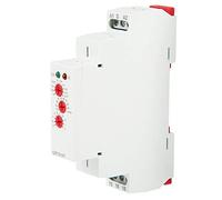 Goshyda Relé de Tiempo de Retardo Multifuncional GRT8-M1, 10 Funciones 0,1 S-10 Días Relé Temporizador Ajustable, Montaje en Carril DIN AC 230 V para Equipos Industriales, Control de Iluminación