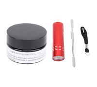 Goshyda Relleno Reparador de Fotopolimerización de Pasta Rápida, Perfecto para Impresiones 3D, Modelos, Manualidades, Uñas, Luz de Polimerización Avanzada Incluida, Kit de Masilla Fotopolimerizable