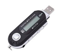 Goshyda Reproductor de MP3 USB 2.0, Reproductor de Música Digital Portátil Compatible con MP3 WMA, con Pantalla de Letras, para Deportes, Correr, Gimnasio (4G)