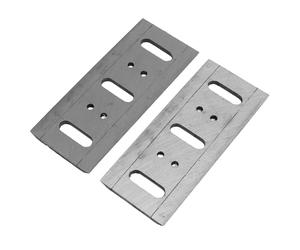 Goshyda Repuesto de Cuchillas Cepilladoras, 2 Cuchillas Cepilladoras Reafilables de Acero de Alta Velocidad para NANFANG 90, de Corte Liso para Madera Contrachapada de Madera Dura, 90 Mm X 29 Mm X 3