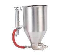 Goshyda Rociador de Mortero de Cemento con 6 Boquillas Intercambiables y Tolva de Capacidad de 3.5 Litros para Pintura de Pared Exterior de Grado Profesional