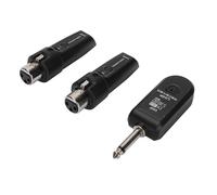 Goshyda Sistemas de Micrófono Inalámbrico UHF, Receptor Transmisor de Micrófono Inalámbrico, para Micrófonos Dinámicos y Capacitivos, Mezcladores, Instrumentos