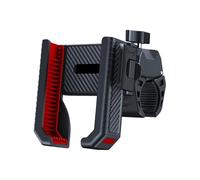 Goshyda Soporte para Teléfono de Motocicleta, Bloqueo y Liberación Automáticos 1s, Soporte para Teléfono para Bicicleta, Manillar Giratorio de 360°, para Scooter para Teléfonos