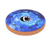 Goshyda Tambor de Onda Oceánica con Sonido Natural del Océano, Tambor de Mar de 10 Pulgadas, Instrumento Musical de Percusión de Madera Portátil, Simula el Sonido de la Corriente del Río para Yoga,
