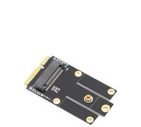 Goshyda Tarjeta adaptadora, NGFF/Key A M.2 a Mini PCI-E Tarjeta adaptadora de conversión 7260 8260 8265 9260 AX200 AX210 para Windows